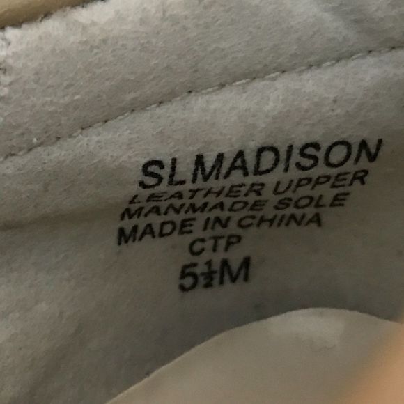 Sam & Libby Madison Ivory / Tan Leather Loafer 5.5 - Picture 8 of 8